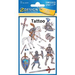 AVERY Zweckform Zdesign Tattoos Knights 243934 [Levering: 6-14 dage]